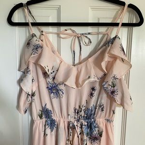 Privy light pink floral dress